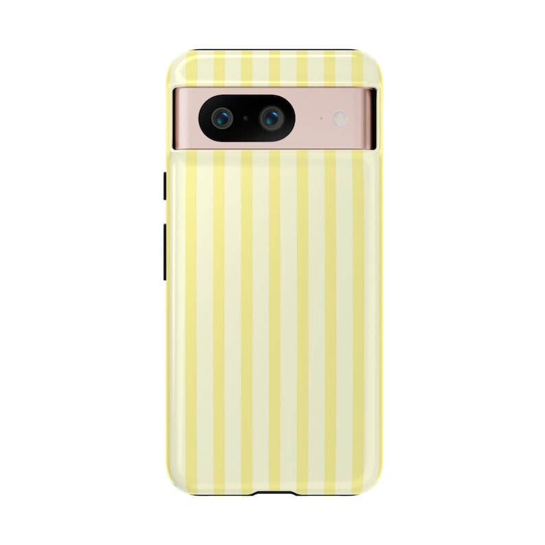 Butter Yellow Striped Phone Case Coquette Girly Summer iPhone 17 16 15 14 13 12 Air Pro Max Plus Samsung Galaxy S26 Ultra Google Pixel 9 9 7 imagem 9