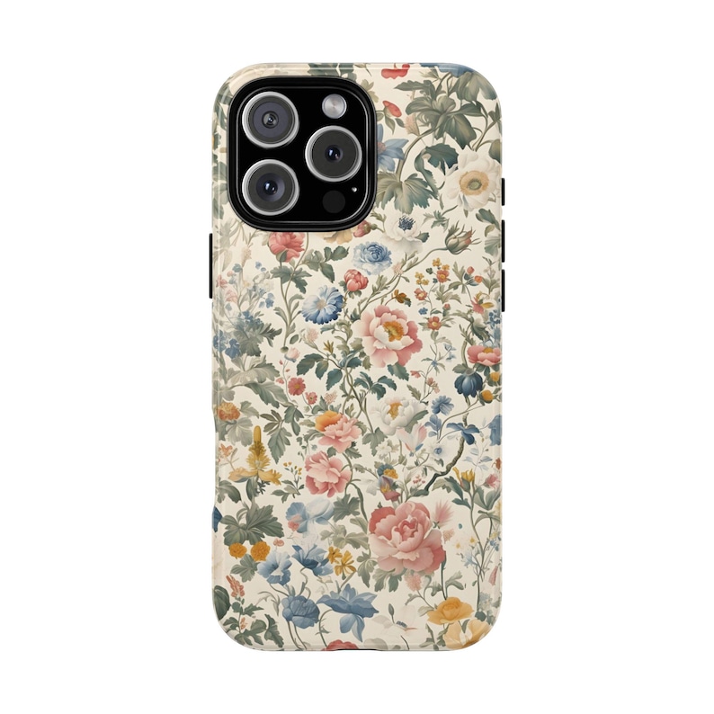 Vintage Flower Pattern Phone Case Spring Floral Cute iPhone 17 16 15 14 13 12 Air Pro Max Plus Samsung Galaxy S26 S25 Ultra Google Pixel 9 9 image 7