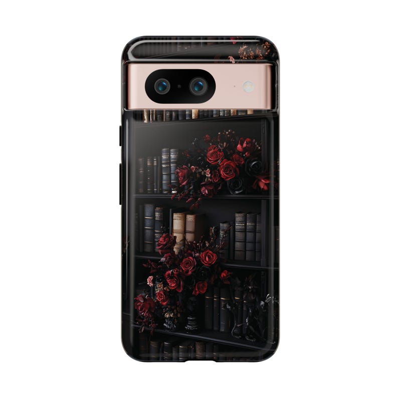 Dark Academia Goth Book Phone Case Rose Gothic Bookish iPhone 17 16 15 14 13 Air Pro Max Plus Samsung Galaxy S26 S25 Ultra Google Pixel 10 9 画像 9
