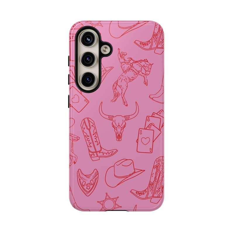 Western Phone Case Collage Vintage Cowboy Boots Howdy iPhone 17 16 15 14 13 12 Air Pro Max Plus Samsung Galaxy S26 S25 Ultra Google Pixel 10 image 7