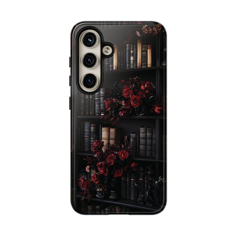 Dark Academia Goth Book Phone Case Rose Gothic Bookish iPhone 17 16 15 14 13 Air Pro Max Plus Samsung Galaxy S26 S25 Ultra Google Pixel 10 9 画像 8