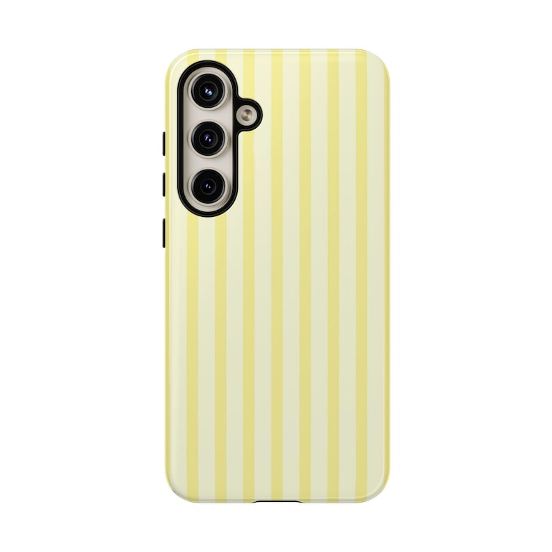 Butter Yellow Striped Phone Case Coquette Girly Summer iPhone 17 16 15 14 13 12 Air Pro Max Plus Samsung Galaxy S26 Ultra Google Pixel 9 9 7 imagem 8