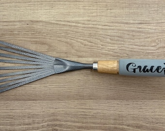 Personalized Gardening Hand Rake