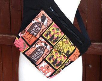 Hip Bag Vintage Halloween Patchwork Ready To Ship