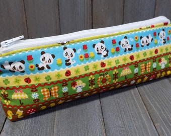 Makeup Cosmetic Pencil Bag Kawaii Animals Ready to Ship