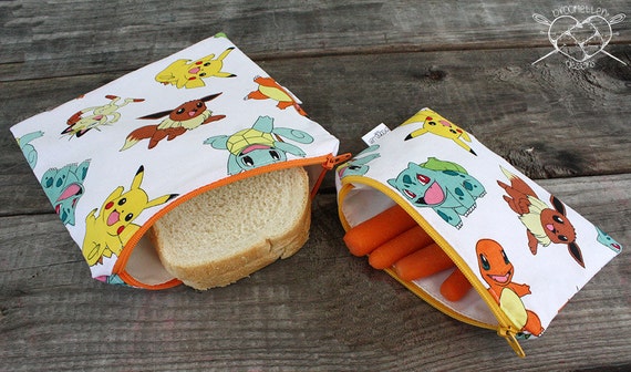 Reusable Sandwich Baggie Comic Book Superheroes Made to Order 