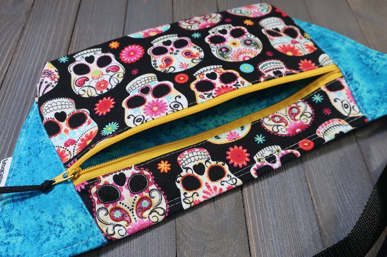 Fanny Pack Hip Bag Sugar Skulls Ready To Ship image 2