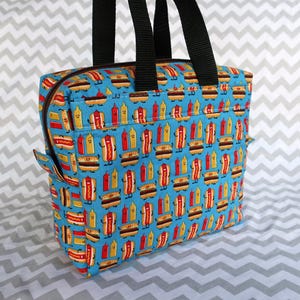 Insulated Lunch Bag Hot Dogs Hamburgers Ready To Ship