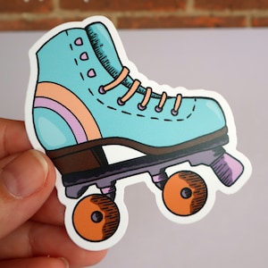 Vinyl Sticker Roller Skate