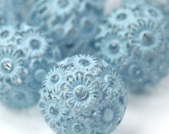 30pcs antiqued bronze floral carved decorative spacer Beads 0437
