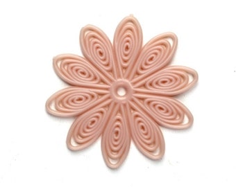 ヴィンテージ ルーサイトビーズ ラウンド 12 mm 斑点付き ペールブルー