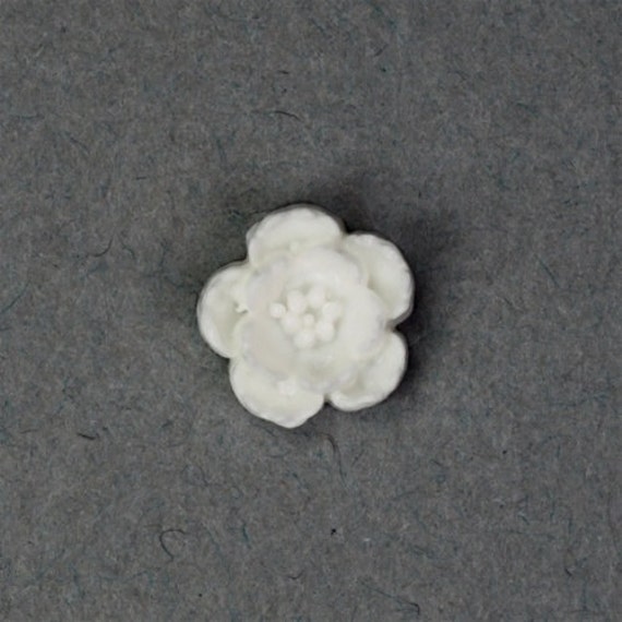 Plastic Flower Cabochons - Cherry Blossom White (6) PC231 - Etsy
