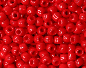 6/0 TOHO Contas de vidro redondas de cereja opaca (10 gramas) TH023-R
