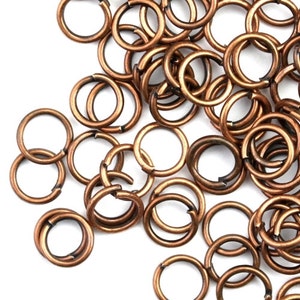 Jump Ring Antique Copper 5mm Nickel Free (200) FI771