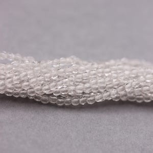 Czech Glass Beads Fire Polished Faceted Rounds 2mm Crystal Clear (50) CZF984