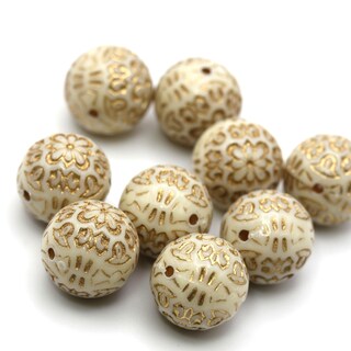 Niziky 500 Perline Tonde Senza Foro 6mm In Acrilico Colore Avorio, Per Vasi, Crafting, Matrimoni E Decorazioni Casa