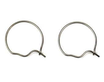 Aros pequeños de acero inoxidable quirúrgico (18 unidades) FI522