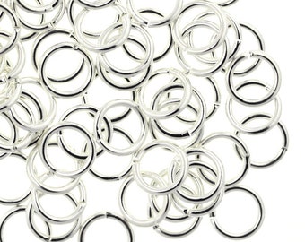 Jump Ring Silver 7mm 18ga Plated Jump Rings (100) FI852 - Etsy