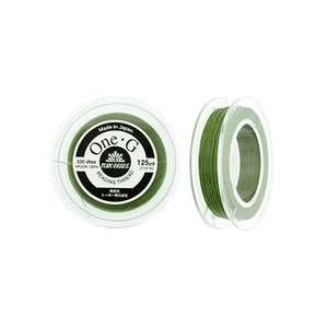 One-G Toho Beading Thread Nylon 50 yards 125 yards 250 yards Green image 2