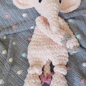 Cozy,  toddler, nap time, snuggler, cute, homemade, gift, cuddly, crochet, baby, elephant, fun, soft, trendy, lovey