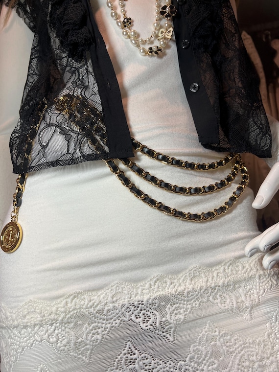 Gold Thick Chain Hip and Waist Belts Handmade With Mini 