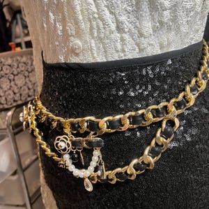 Chanel Pearl Belt - Etsy