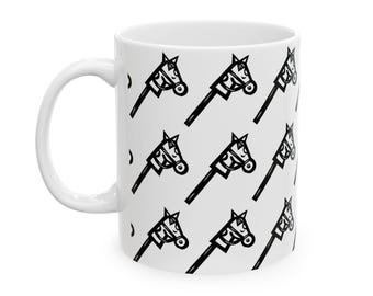 Hobby horse Ceramic Mug, (11oz)