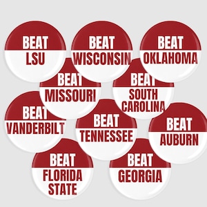 Beat Game Day - University of Alabama Button Singles