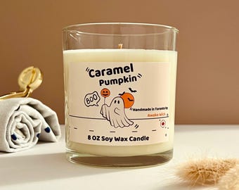 Pumpkin Scented Halloween Soy Candle