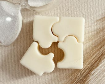 Handmade Puzzle Piece Soy Wax Melts, Strong Scented Home Fragrance, Small Thank You Gift