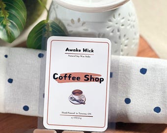 Coffee Shop Soy Wax Melts: Caramel & Cocoa Scent