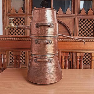 Handcrafted Copper Alembic Still – Essential Oil Distiller – Traditional Hydrosol Maker – Herbal Aromatherapy Distillation Kit