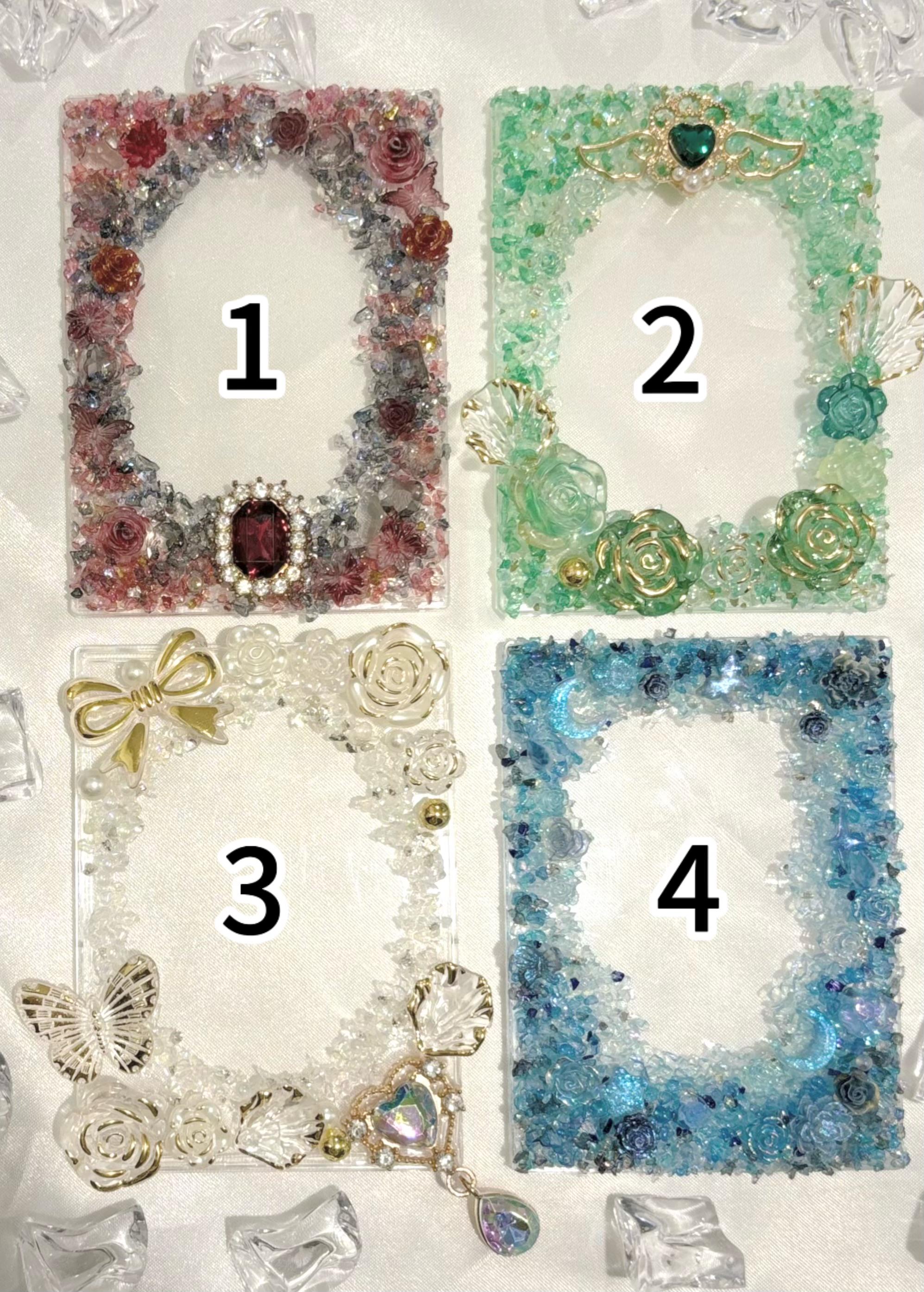 Custom Decorated Toploader Photocard Holder Cute Aesthetic Y2K Jewel - Etsy