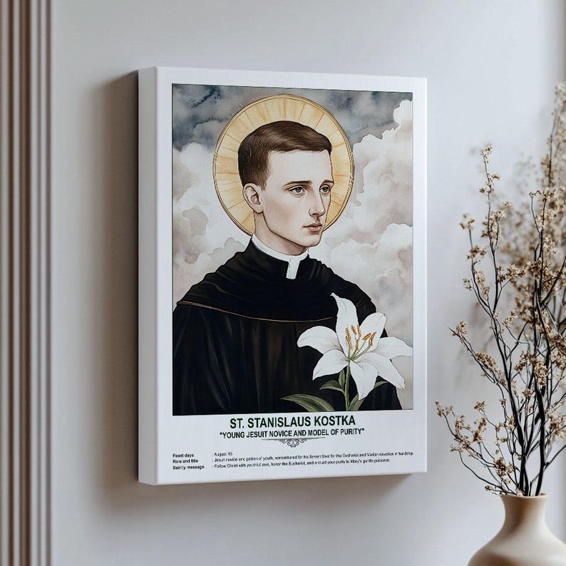 St. Stanislaus Kostka, Sacred Art, Religious Wall Art for Families ...