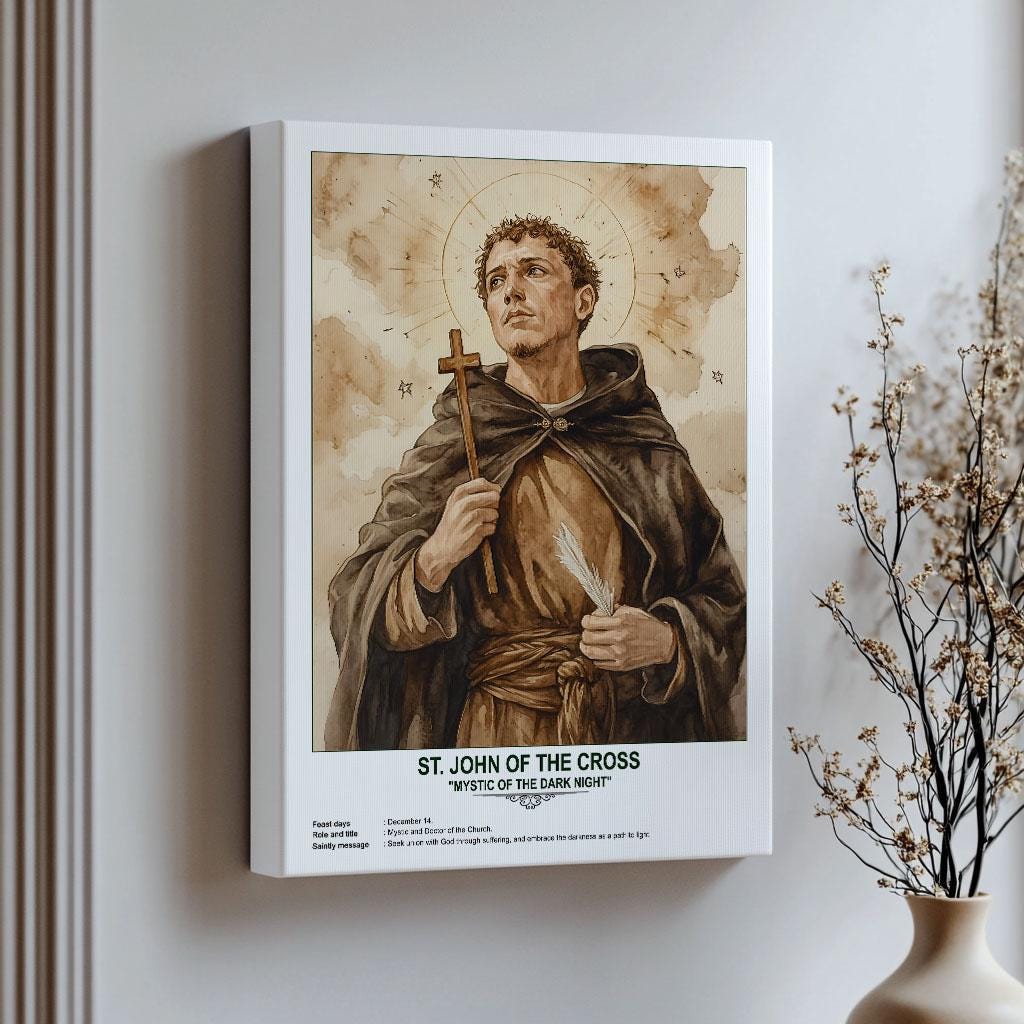 St. John of the Cross, Sacred Art, Religious Wall Art for Families ...