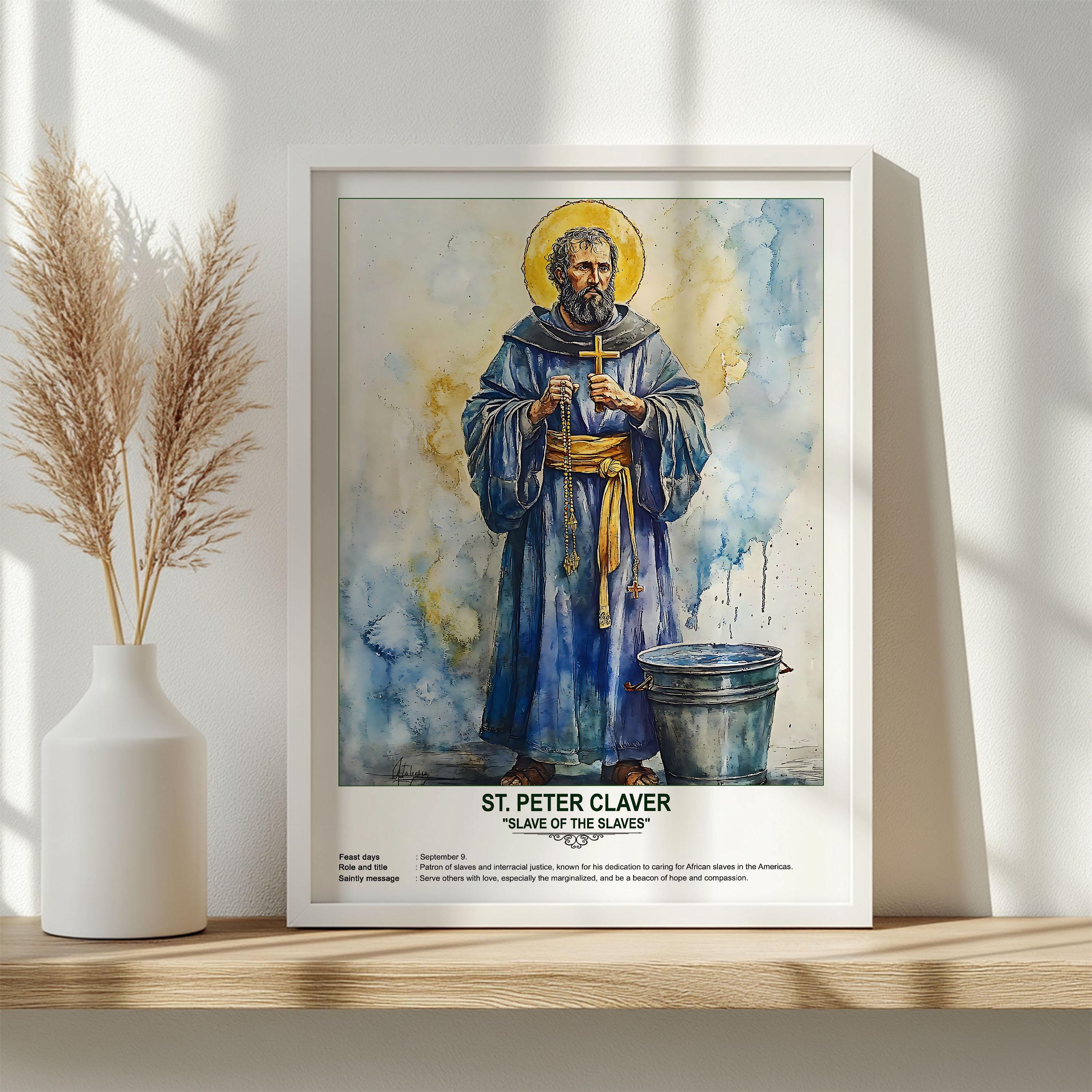 St. Peter Claver, Sacred Art, Religious Wall Art for Families, Patron ...