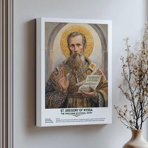 St. Gregory of Nyssa, Sacred Art, Religious Wall Art for Families ...