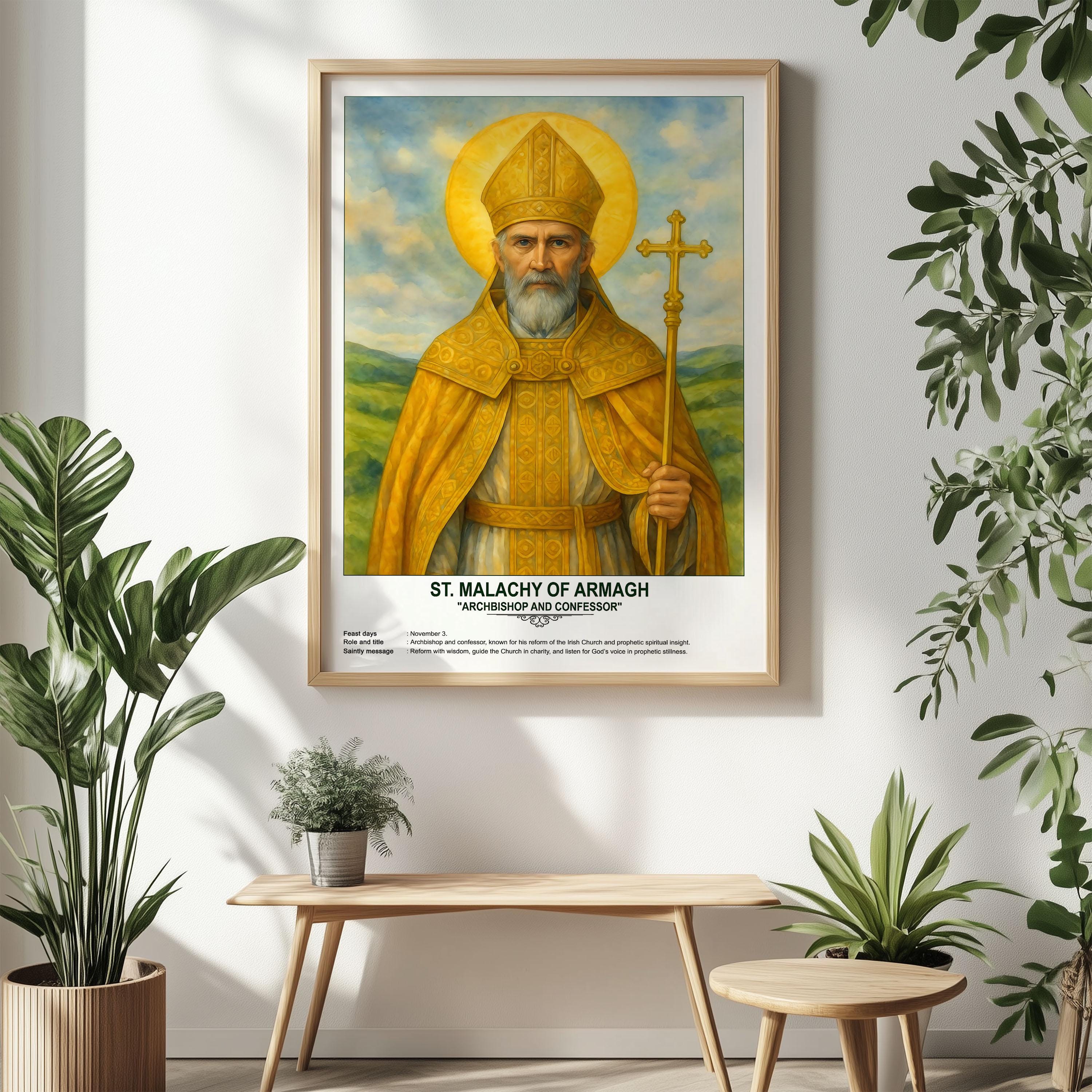 St. Malachy of Armagh, Sacred Art, Religious Wall Art for Families ...