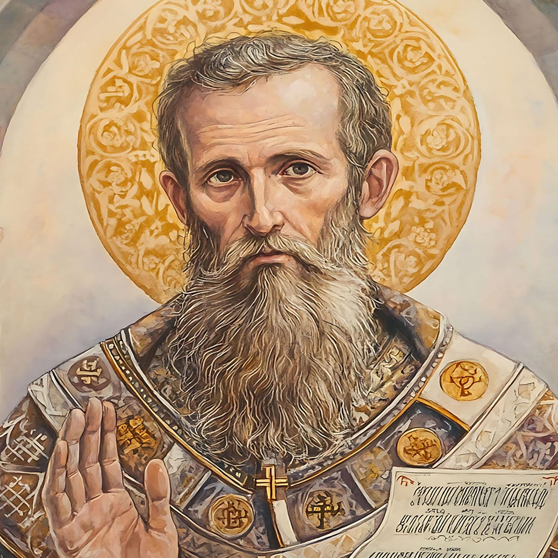 St. Gregory of Nyssa, Sacred Art, Religious Wall Art for Families ...