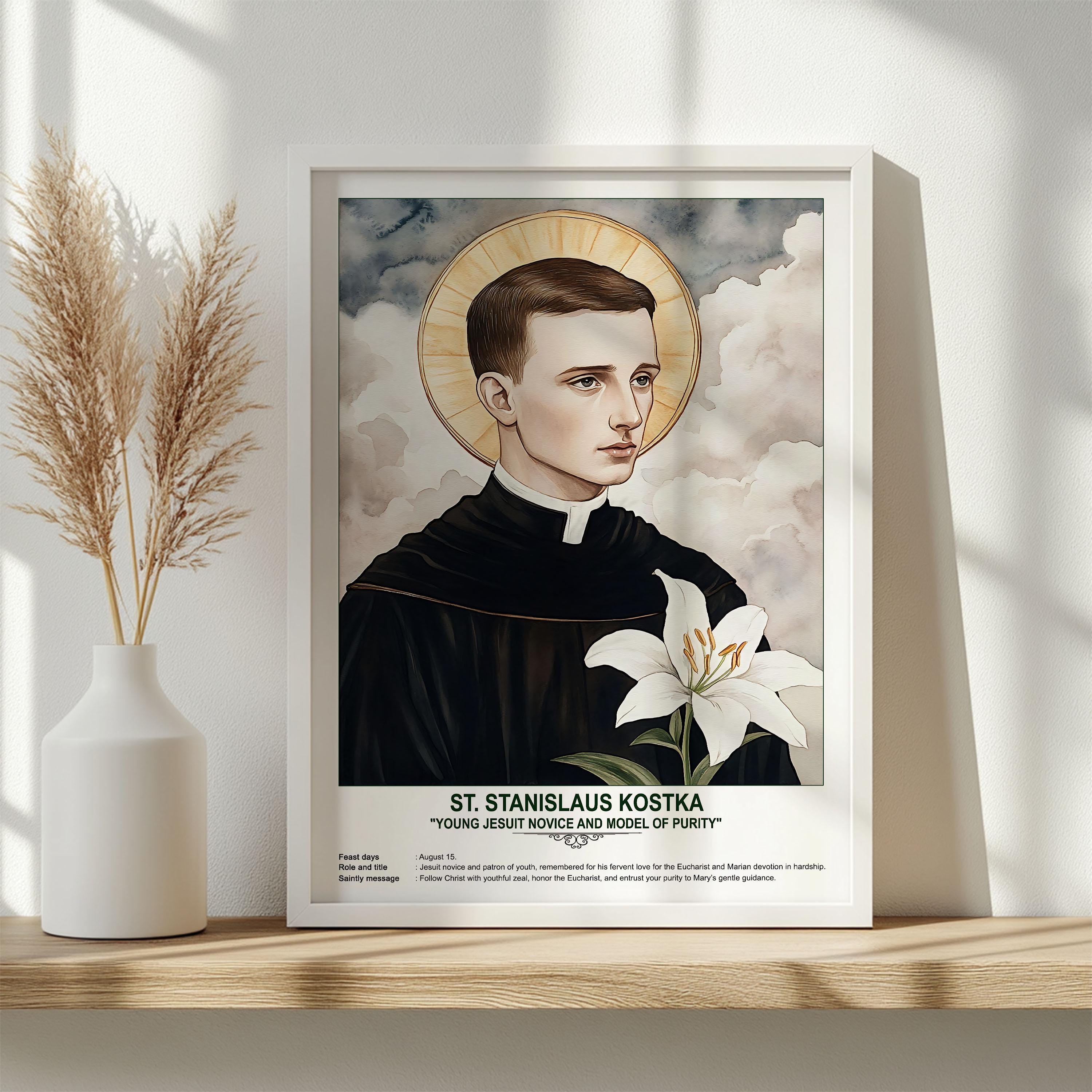 St. Stanislaus Kostka, Sacred Art, Religious Wall Art for Families ...