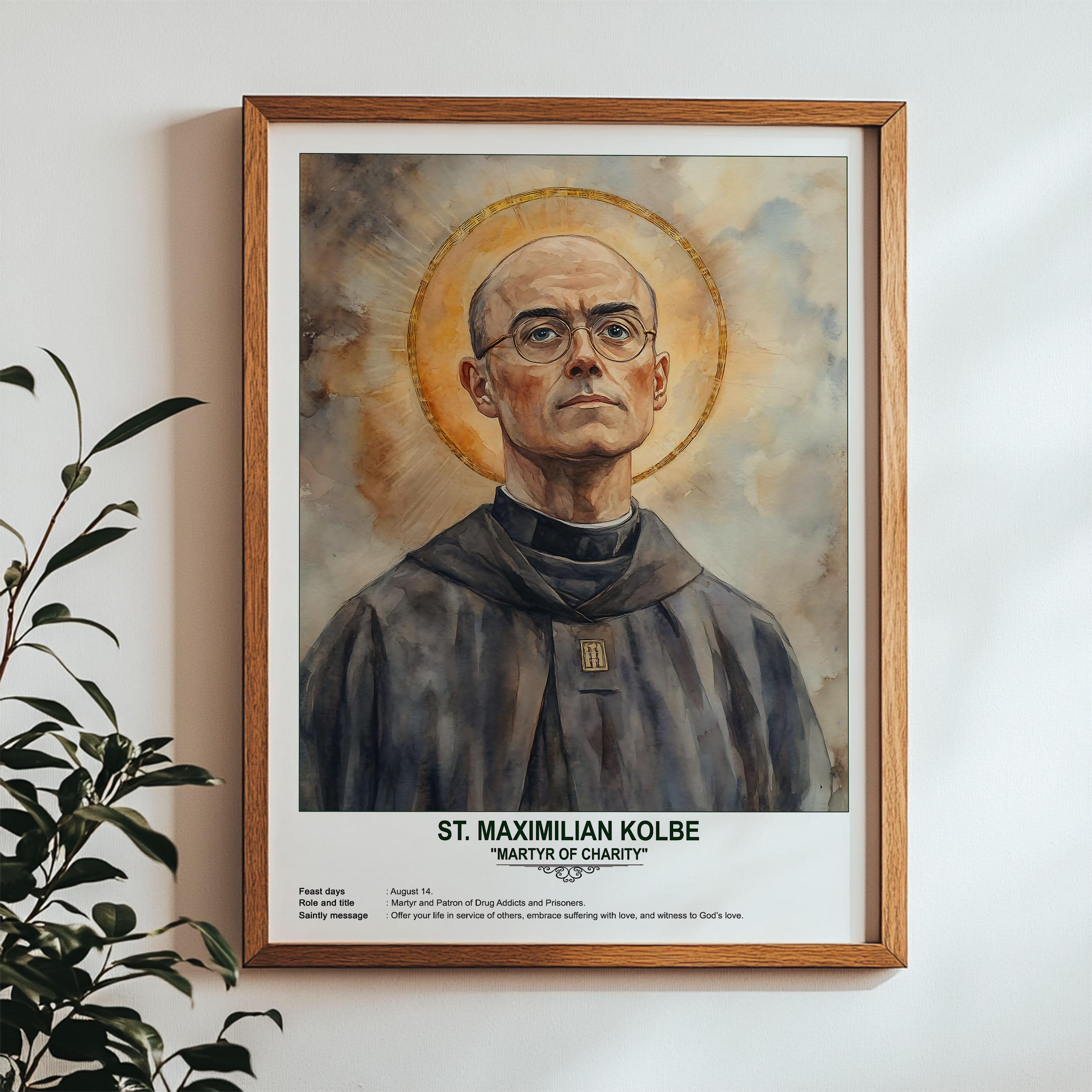 St Maximilian Kolbe - Etsy New Zealand
