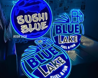 Custom logo Neon Sign Custom UV Printing Acrylic LED Sign Custom Business Logo Light Sign UV Printing Logo Neon Sign Personalized Logo Light