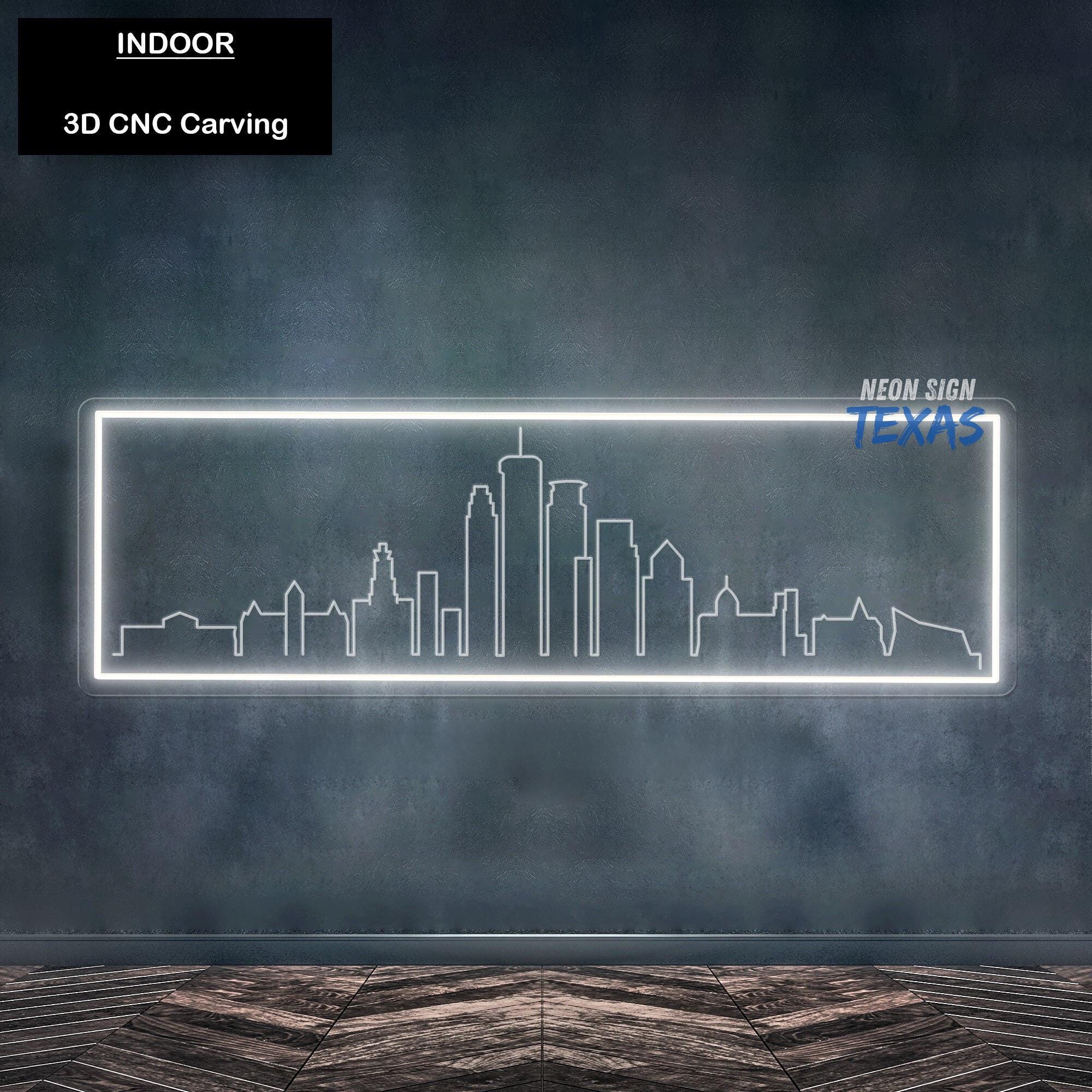 City Neon Sign Custom City Name Neon Light City Skyline LED Neon ...