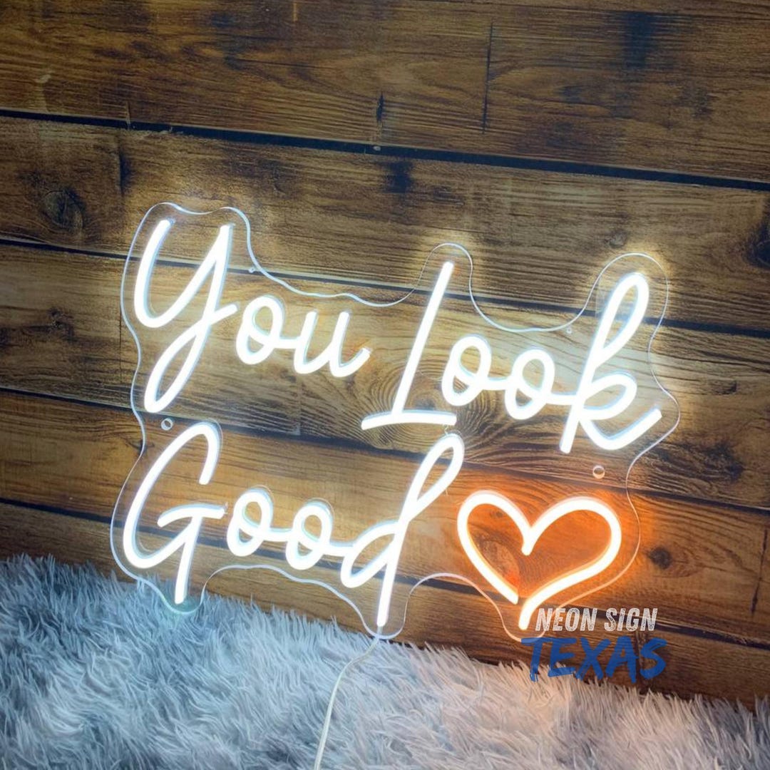 Custom Text LED Neon Sign, Custom Neon Sign Logo, Custom Led Business ...