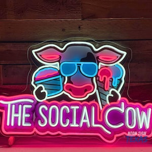 Custom Business Neon Sign Logo Custom Neon Sign For Business Acrylic UV Logo UV Sign Custom Neon Sign With Logo LED Personalized Sign Logo