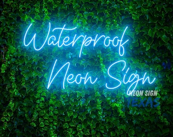 Custom Outdoor Neon Sign Custom Waterproof Neon Sign Business Led Sign Wedding Backdrop Personalized Gifts Christmas Gift Garden Patio Sign