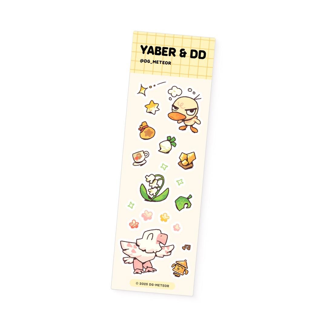YaBer & DD Crossing - Foglio di adesivi