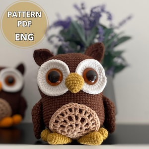 Amigurumi Pattern Owl - PDF Crochet Pattern | DIY Little Baby Owl & Bird Crochet