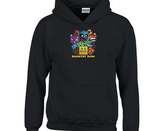 Kids Geometry Dash Hoodie