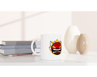Geometry dash ceramic mug